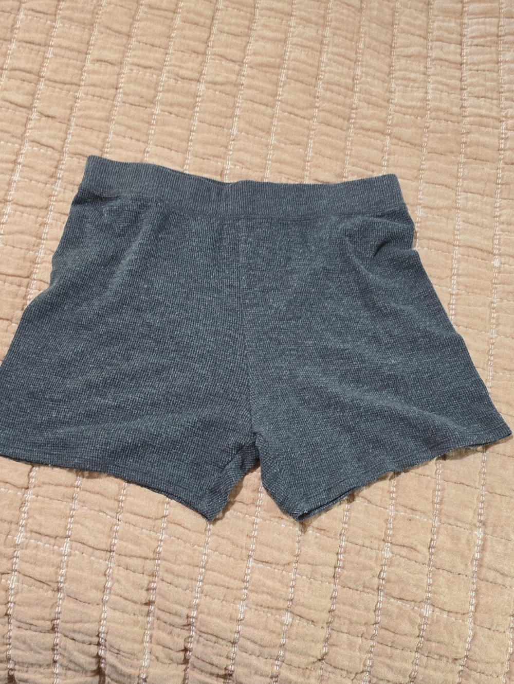 Victoria's Secret Charcoal Ribbed Lounge Shorts